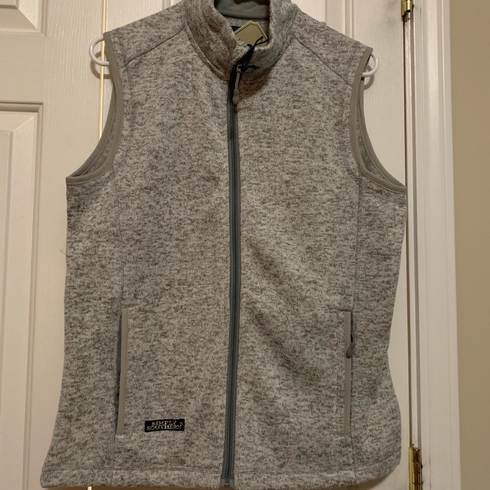 Simply Southern gray vest